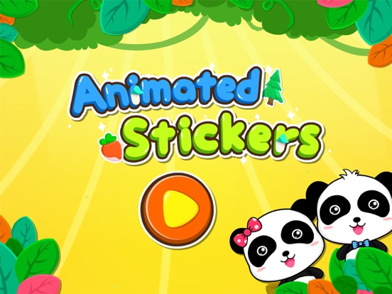 Animated Stickers-BabyBus iPad screenshot 5 - Education app