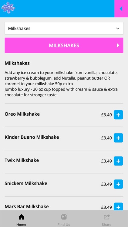 Snowflakes Dessert Bar