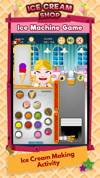 Screenshot 2 of Learning Colors Ice Cream Shop App