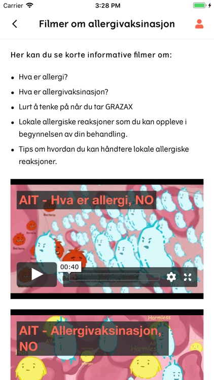 Allergivaksinasjon screenshot-3