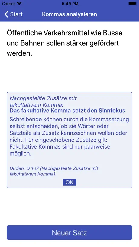Kommaregeln Deutsch