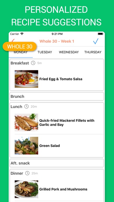 Recipe Calendar - Meal Planner Screenshot