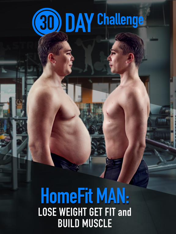 HomeFit Men: Home Workoutsのおすすめ画像1