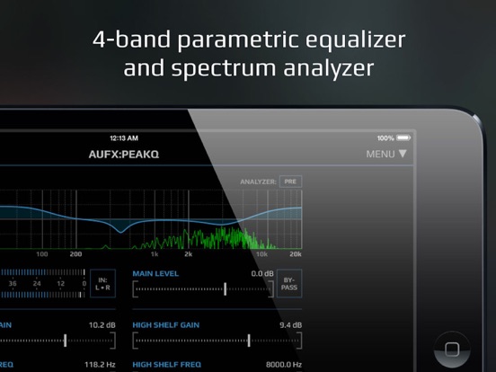 AUFX:PeakQ iPad app afbeelding 1