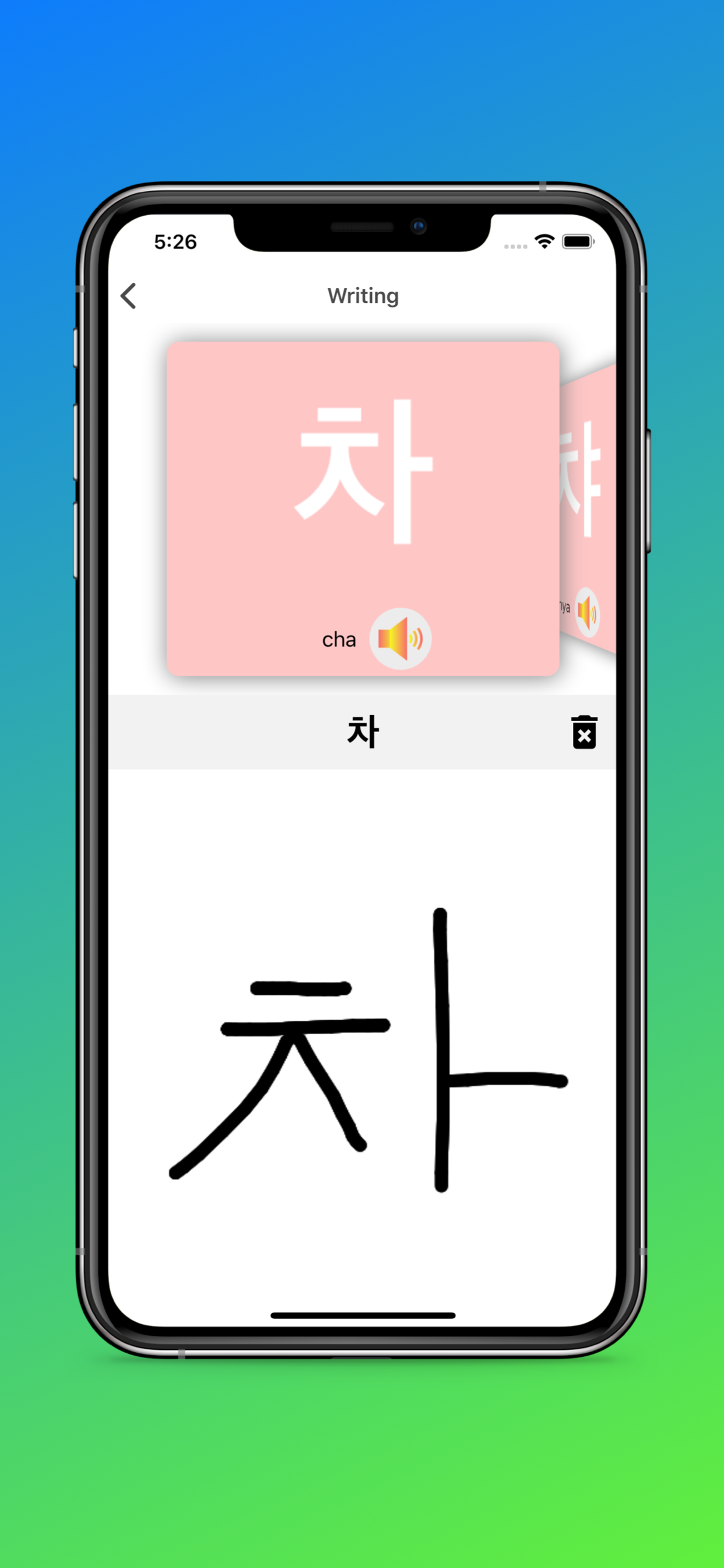 Korean Alphabet Writing Hangul