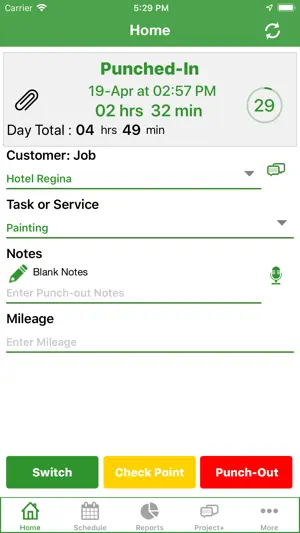 Timesheet Mobile™ screenshot 2