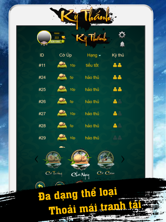 Screenshot #4 pour Cờ tướng Cờ úp - Cờ Kỳ thánh