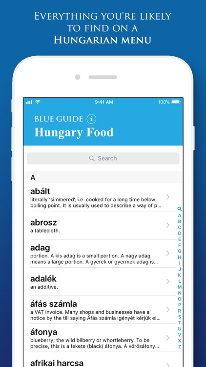 Hungarian Food by Blue Guides