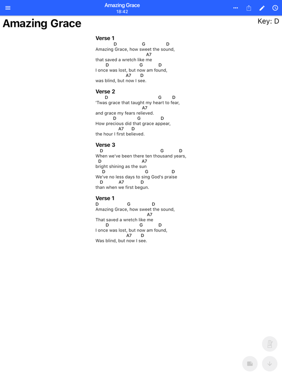 SongbookPro - Digital Songbook iPad screenshot 6 - Music app