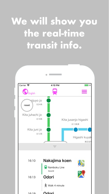 Sapporo Subway Navigation screenshot-4