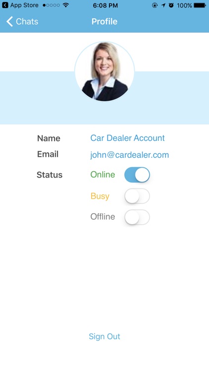 CarChat24 Mobile Chat