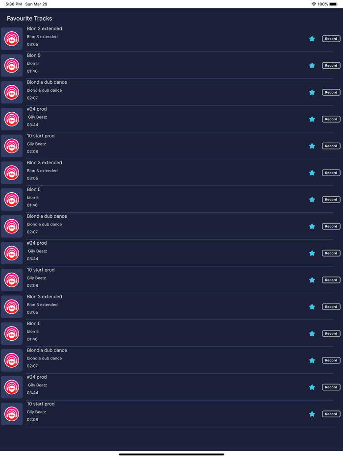 vibesR - song recording tool