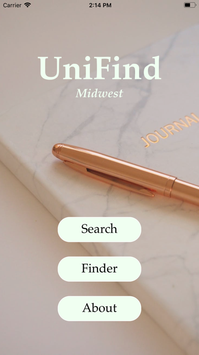 Screenshot 1 of UniFind App