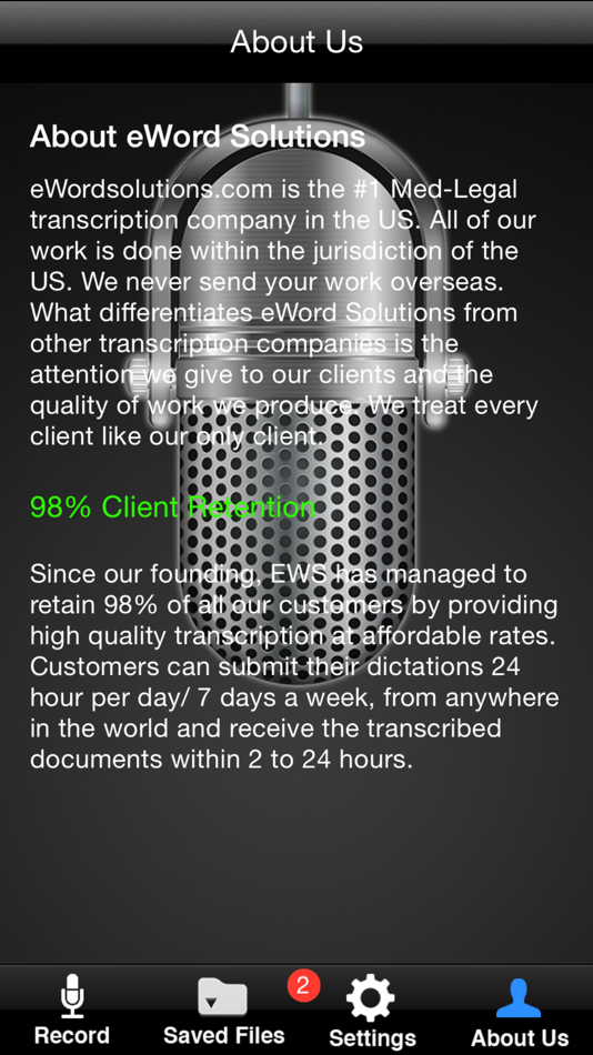 #5. eWord Solutions - Dictation (iOS) 由: E-Word Solutions, Inc