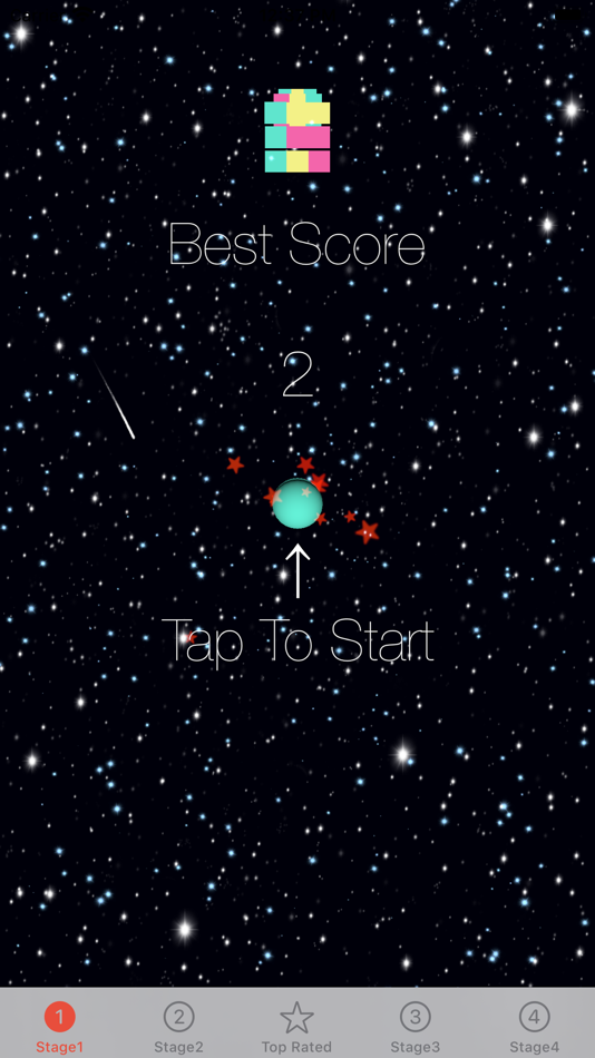 #10. Galactic Color Dash (iOS) 由: Jun Izutsu
