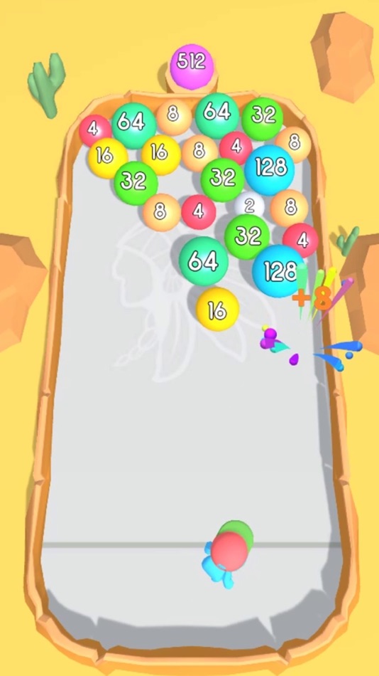 #6. 2048 Color 3D (iOS) 由: BAP