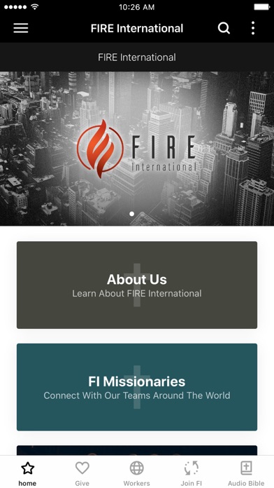 FIRE International Screenshot