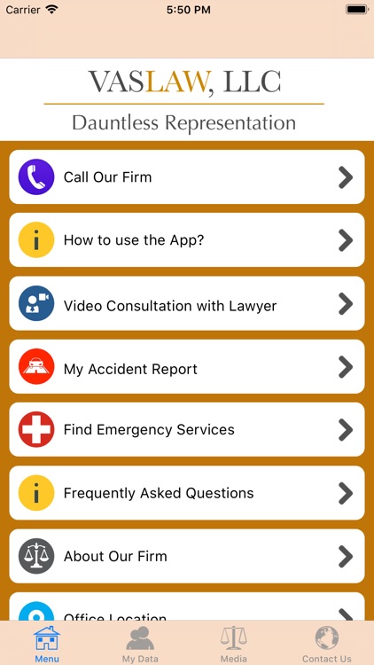 Vas Law Injury Help App