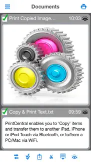 printcentral for iphone iphone screenshot 2