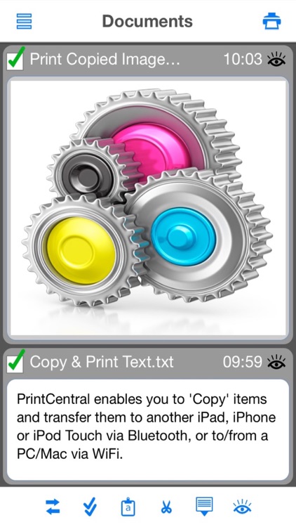 PrintCentral for iPhone