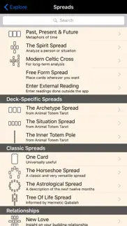 animal totem tarot iphone screenshot 3