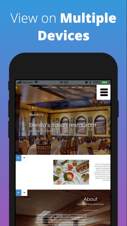 Leia Automatic Website Builder screenshot-6