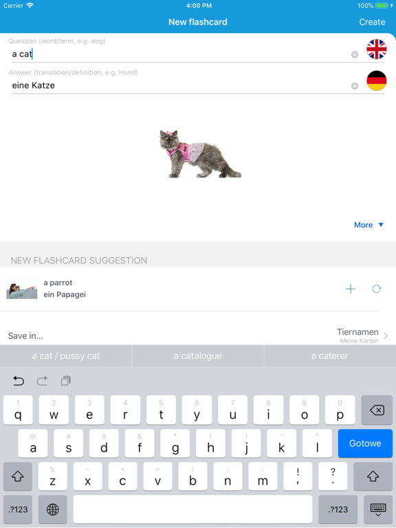 Screenshot #6 pour Apprendre l'allemand - Voc App
