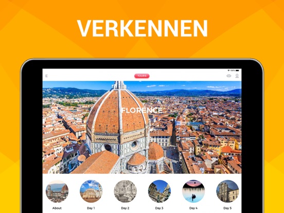 Florence Reisgids Offline iPad app afbeelding 3