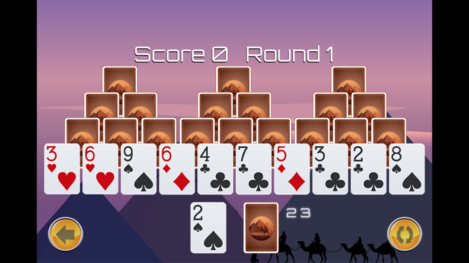 #3. Tri Peaks Solitaire Redux (iOS) 由: Keith Adler Studios LLC