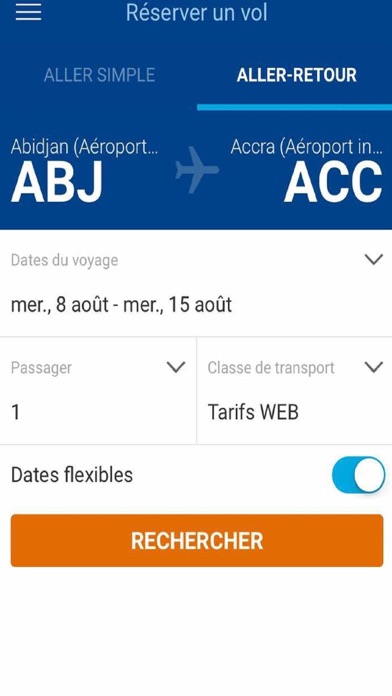Air Cote d'Ivoire Screenshot
