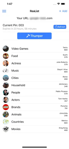 Game screenshot The ReaList apk