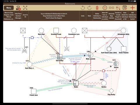 iGenogram: Genogram Editorのおすすめ画像1