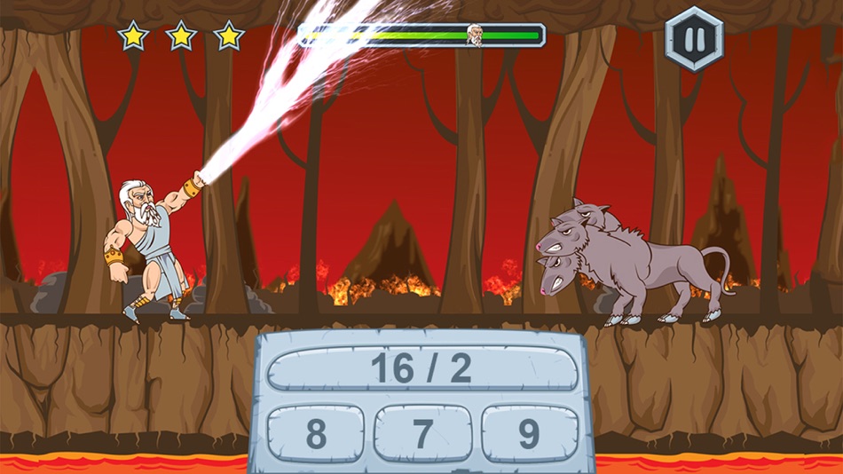 #1. Zeus vs Monster: Fun Math Game (iOS) 由: Peaksel
