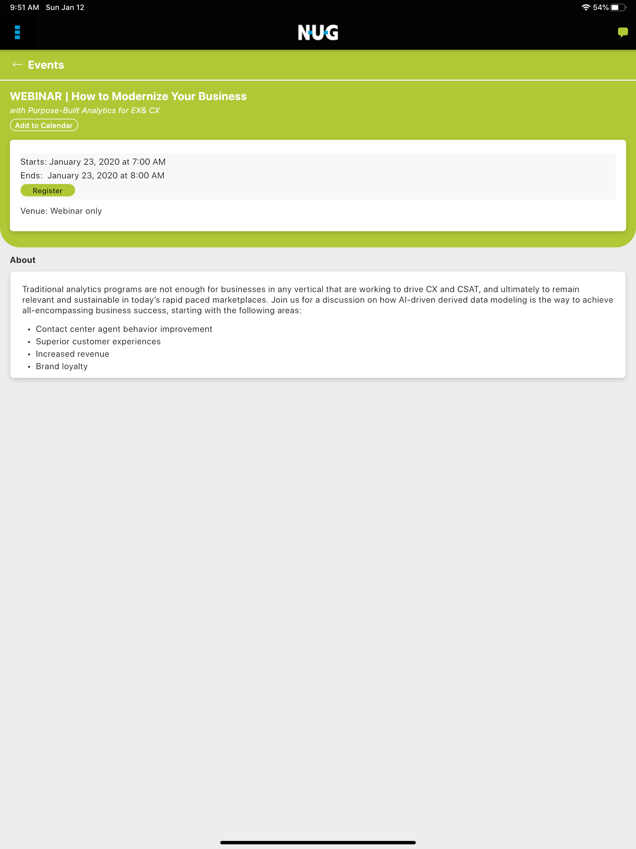 NUG Mobile screenshot 6