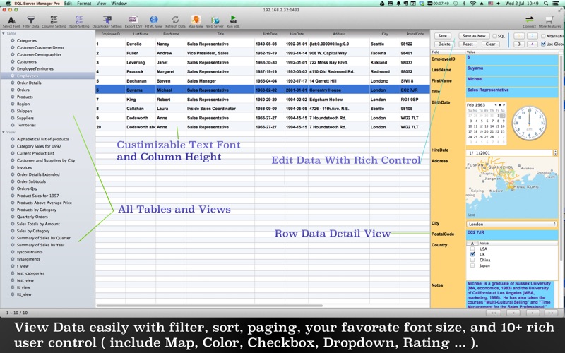 Screenshot #3 pour SQL Server Manager Pro