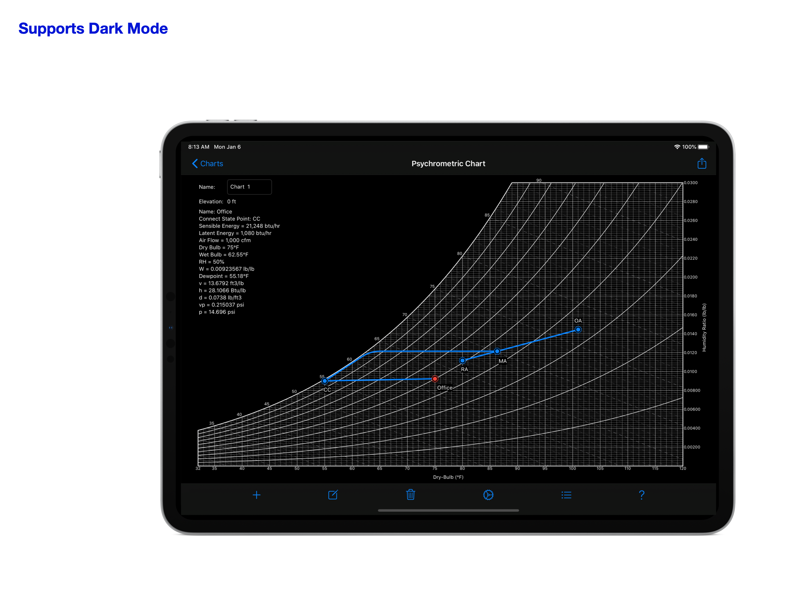 Psychrometric Chart screenshot 4