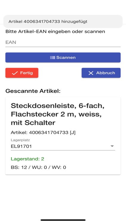 Softline Regal-Kontrolle