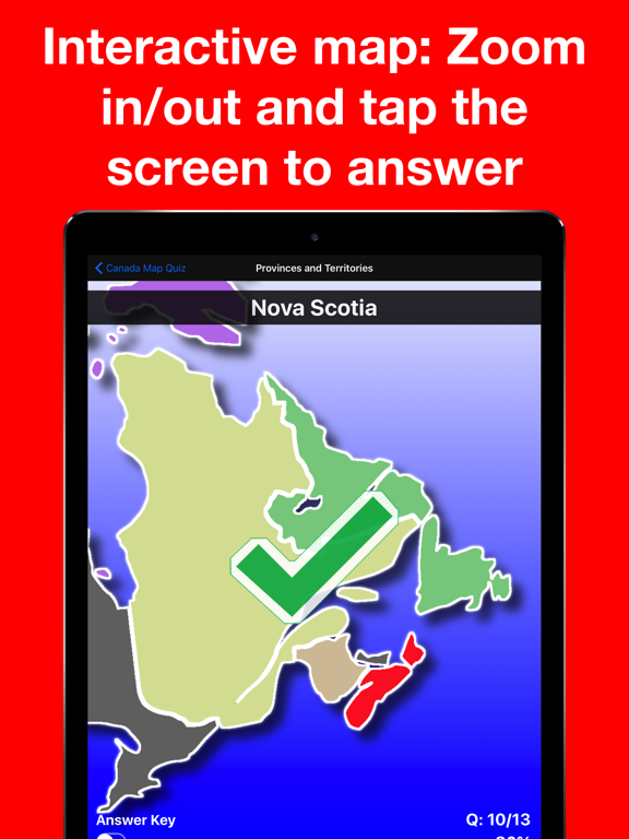 Screenshot #5 pour Canada Map Quiz