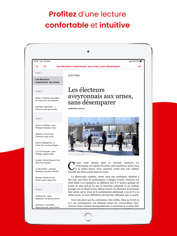 Centre Presse Le Journal iPad screenshot 5 - Magazines & Newspapers app