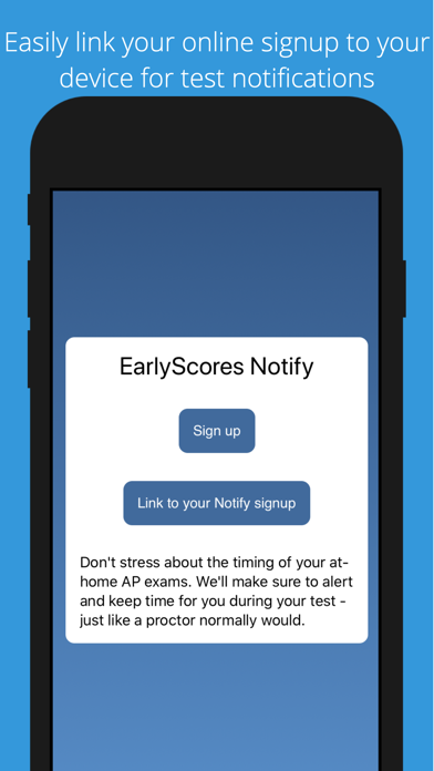 Screenshot #1 pour EarlyScores Notify