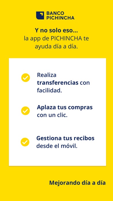 Banco Pichincha España Móvil Screenshot