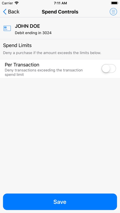 First Foundation Card Control screenshot-3