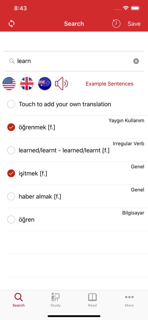 Tureng Vocabulary Notebook - Education App | MWM