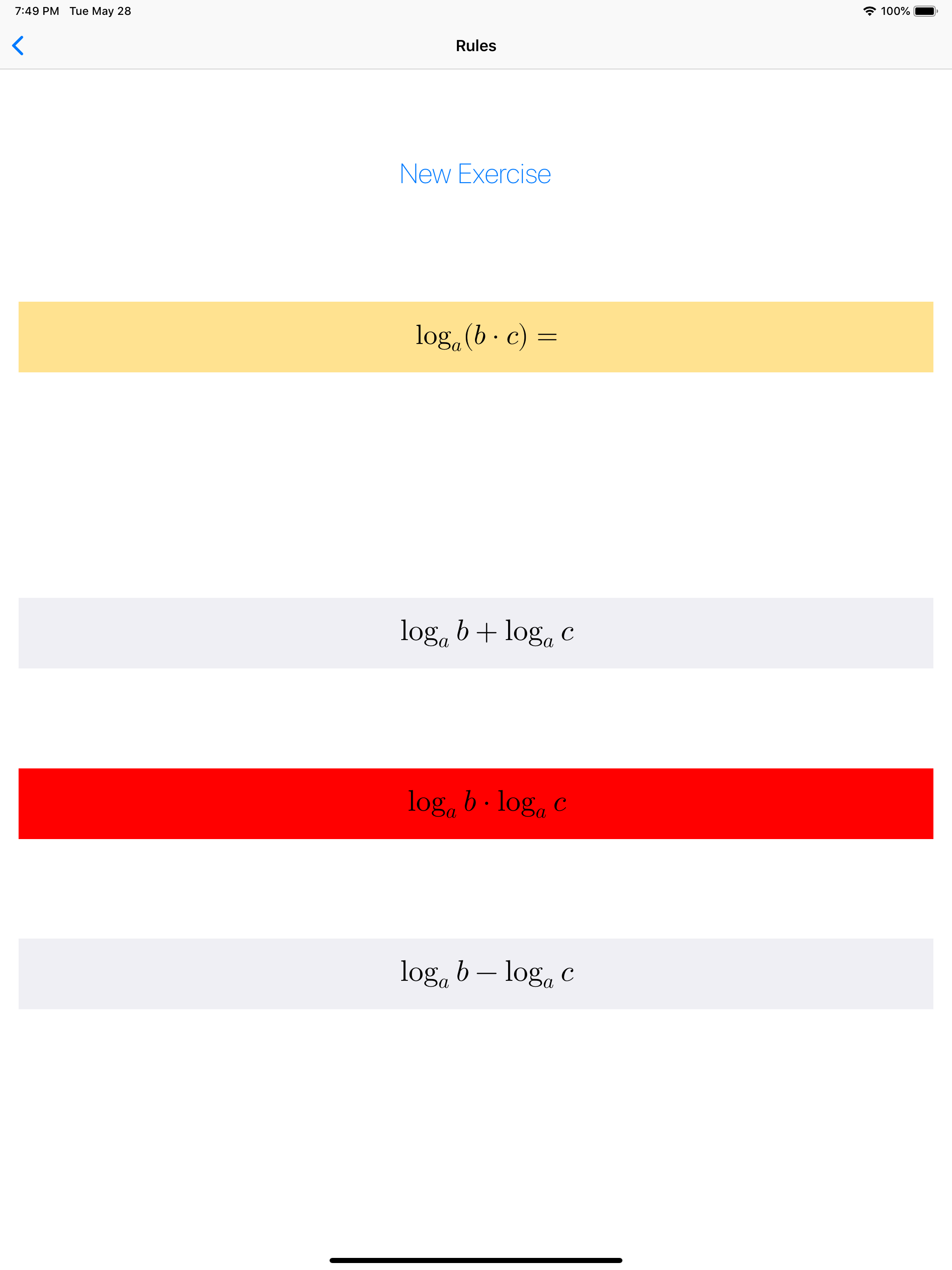 Logarithms screenshot 20