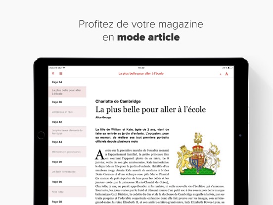 Point de vue Magazine iPad app afbeelding 5