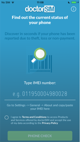 IMEI Blacklist screenshot