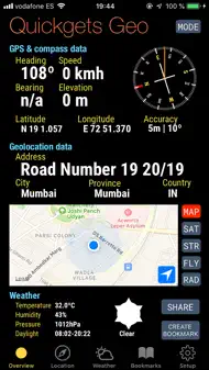 Quickgets Geo: Geodata Widgets iphone resimleri 1