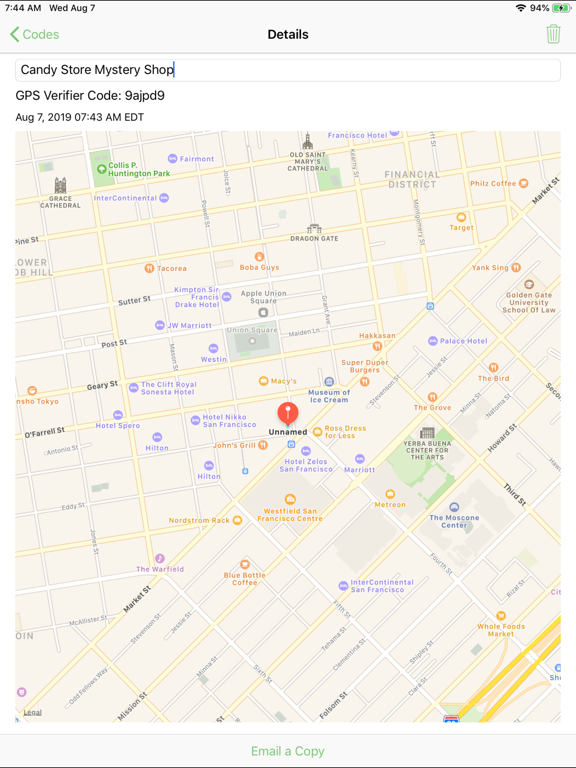 Screenshot #5 pour GPS Verifier
