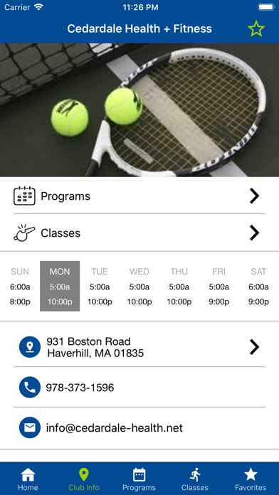 Cedardale Health + Fitness Screenshot