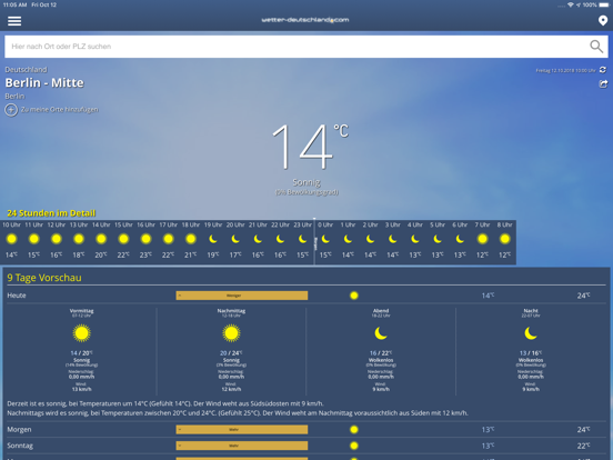 Screenshot #4 pour wetter DE PRO